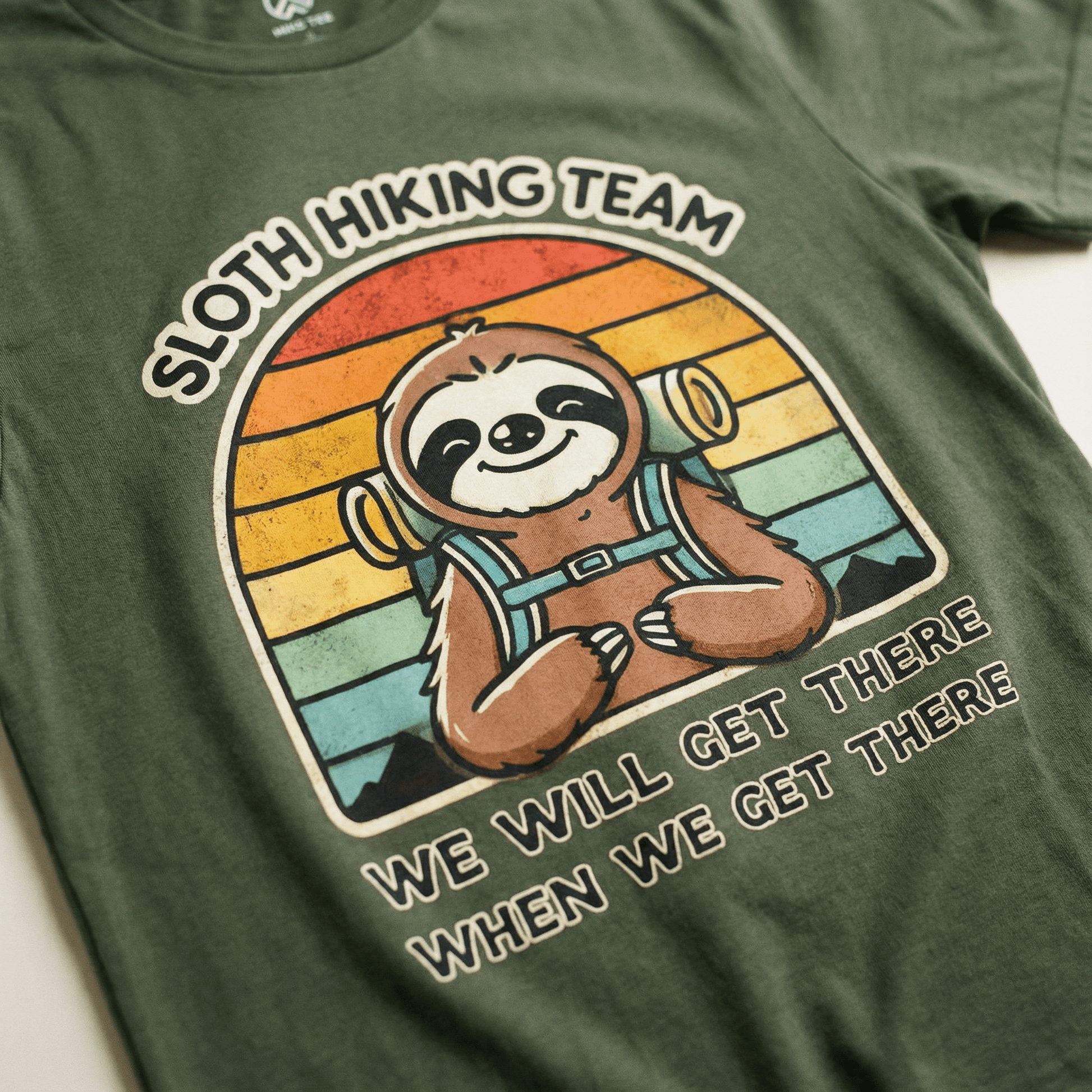 Hike Tee T-Shirt Sloth Hiking Team Shirt
