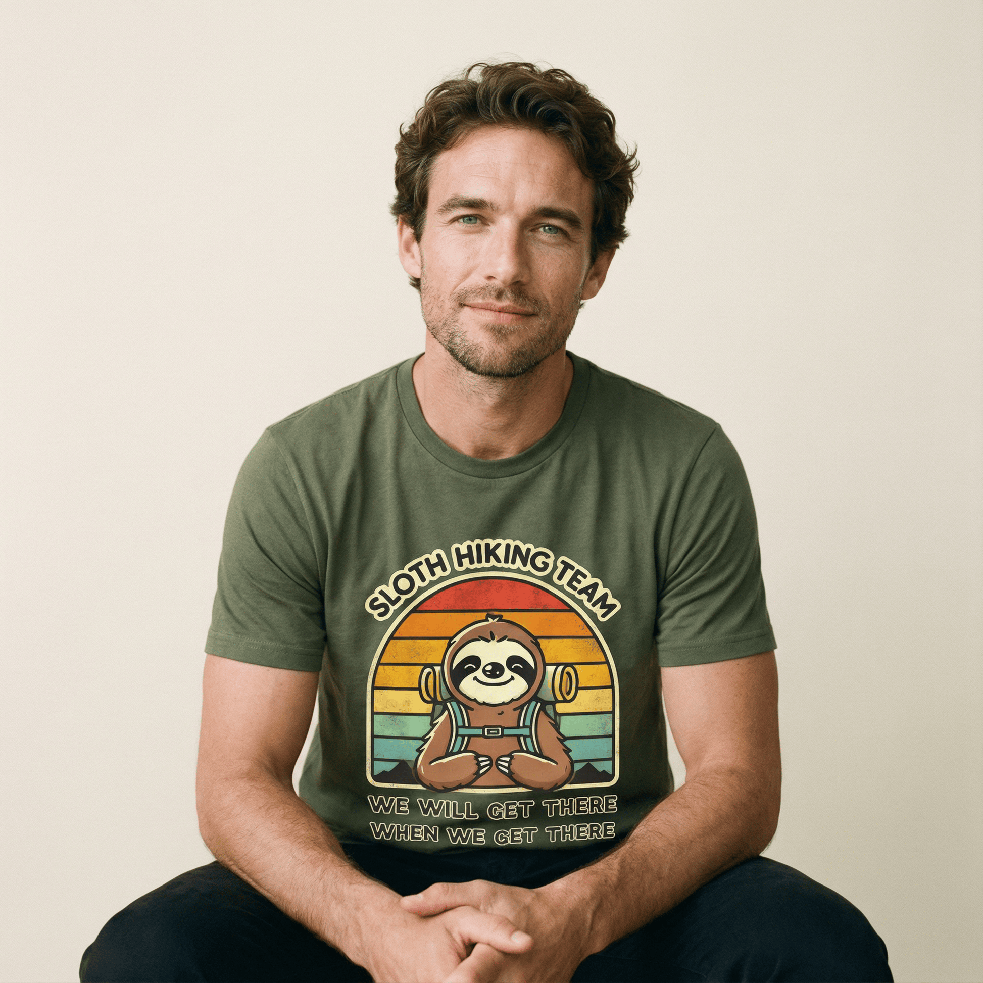 Hike Tee T-Shirt Sloth Hiking Team Shirt