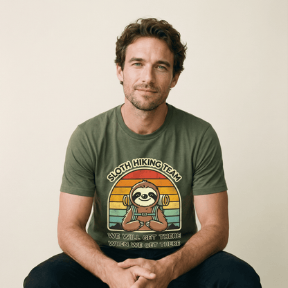 Hike Tee T-Shirt Sloth Hiking Team Shirt