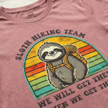 Hike Tee T-Shirt Sloth Hiking Team Shirt
