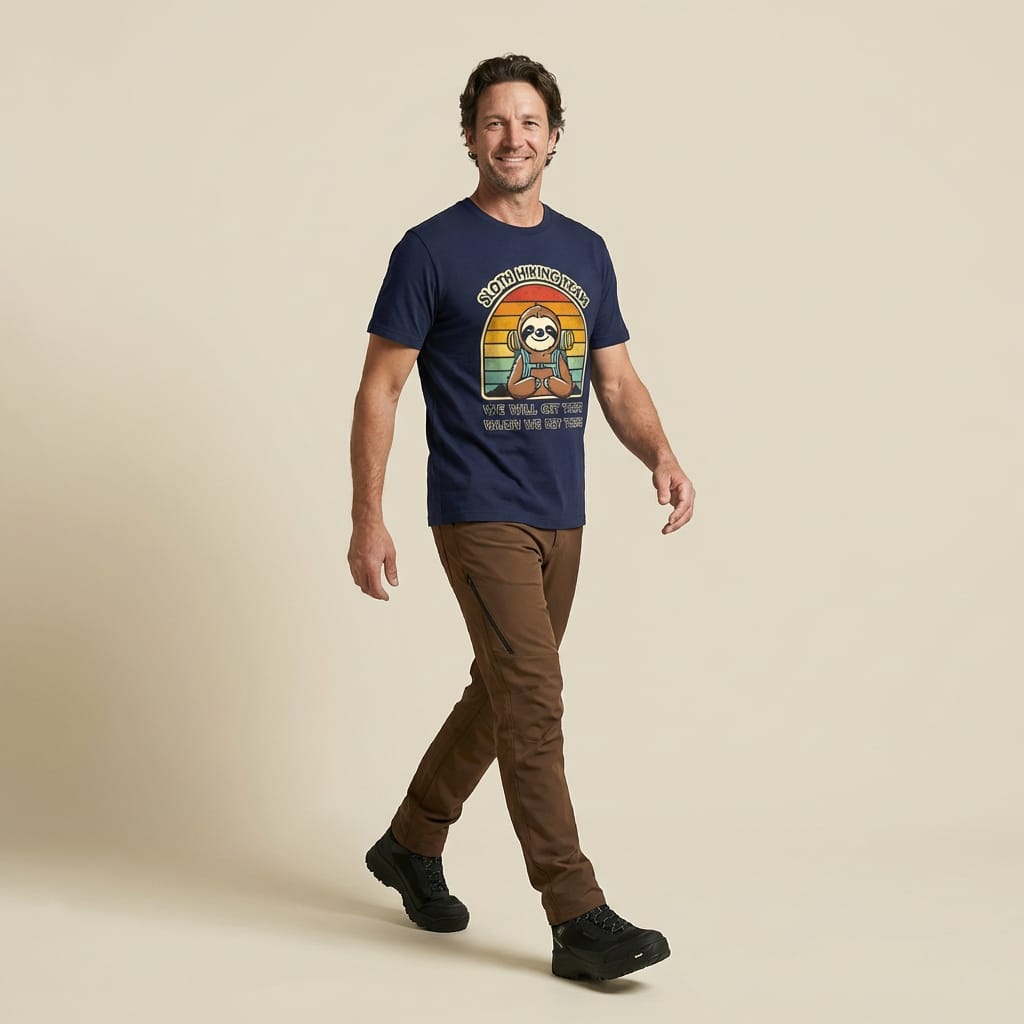 Hike Tee T-Shirt Sloth Hiking Team Shirt