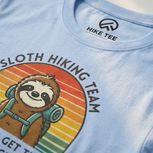 Hike Tee T-Shirt Sloth Hiking Team Shirt