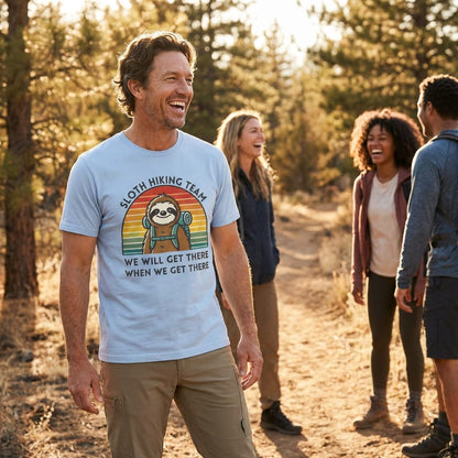 Hike Tee T-Shirt Sloth Hiking Team Shirt