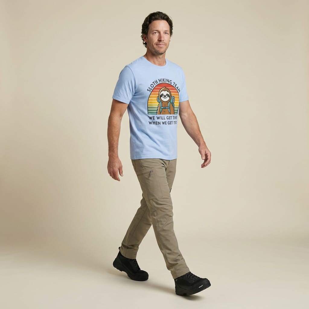 Hike Tee T-Shirt Sloth Hiking Team Shirt