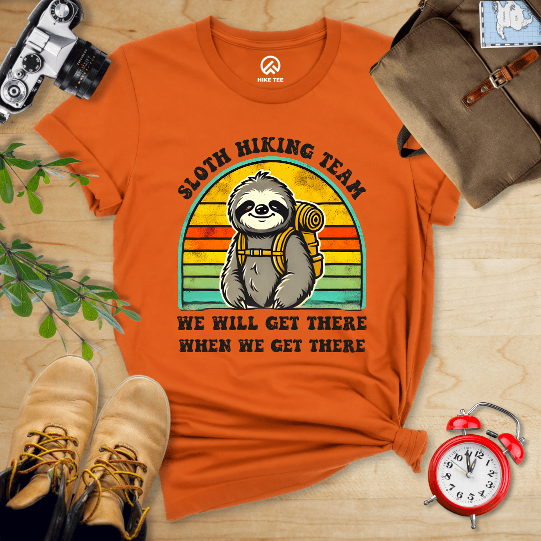 Hike Tee T-Shirt Autumn / S Sloth Hiking Team Shirt