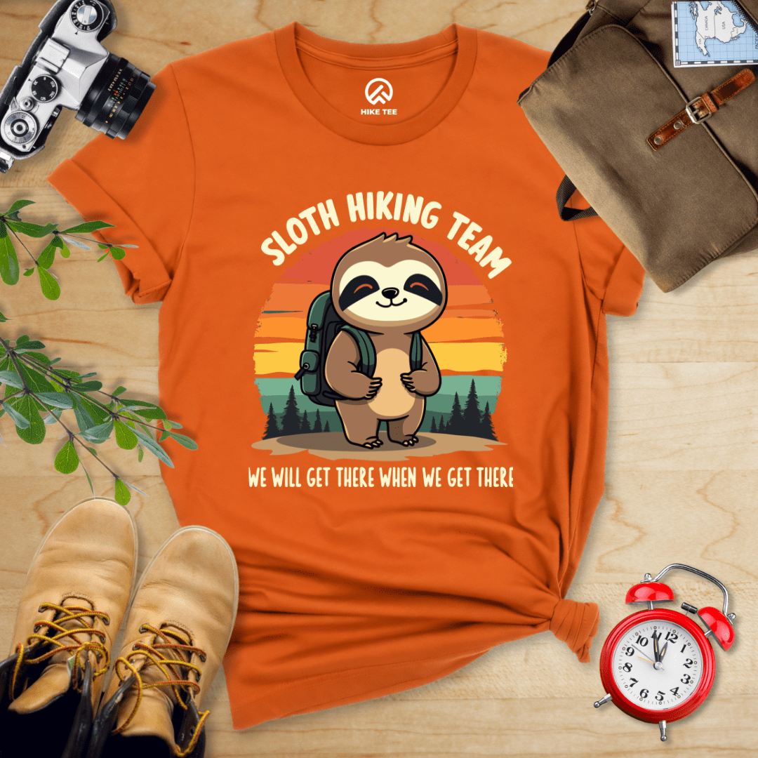Hike Tee T-Shirt Autumn / S Sloth Hiking team Shirt