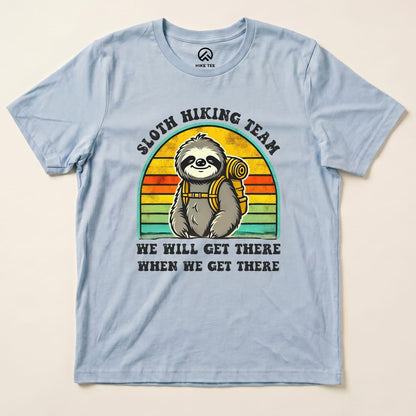 Hike Tee T-Shirt Baby Blue / S Sloth Hiking Team Shirt