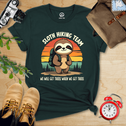 Hike Tee T-Shirt Forest / S Sloth Hiking team Shirt