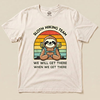 Hike Tee T-Shirt Natural / S Sloth Hiking Team Shirt