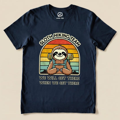 Hike Tee T-Shirt Navy / S Sloth Hiking Team Shirt