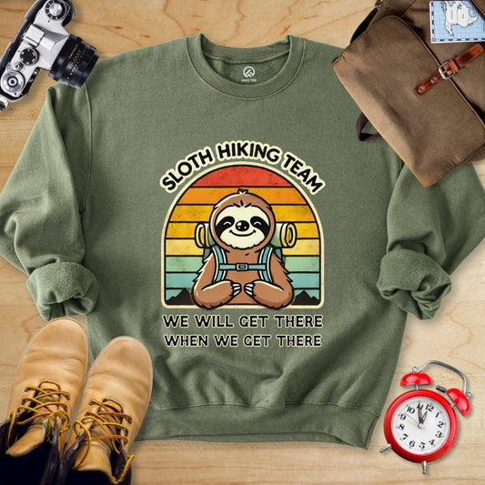 Hike Tee Sweatshirt Military Green / S SLOTH Hiking Team Sweatshirt