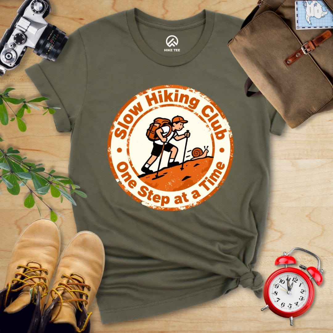 Hike Tee T-Shirt Military Green / S Slow Hiking Shirt