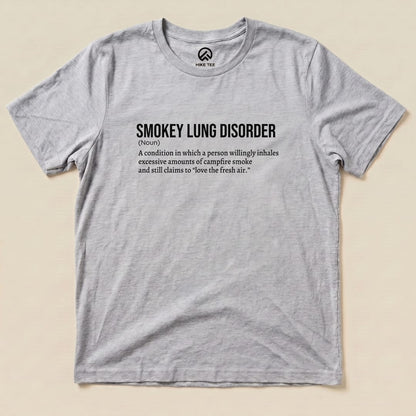 Smokey Lung Definition Shirt Hike Tee T-Shirt Athletic Heather / S