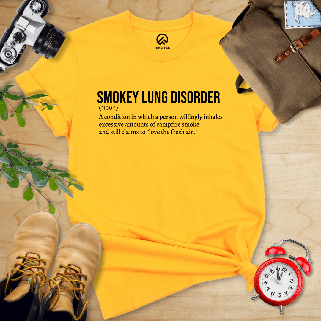 Hike Tee T-Shirt Gold / S Smokey Lung Definition Shirt