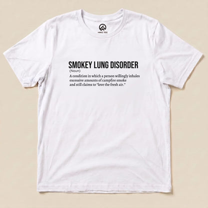 Smokey Lung Definition Shirt Hike Tee T-Shirt White / S