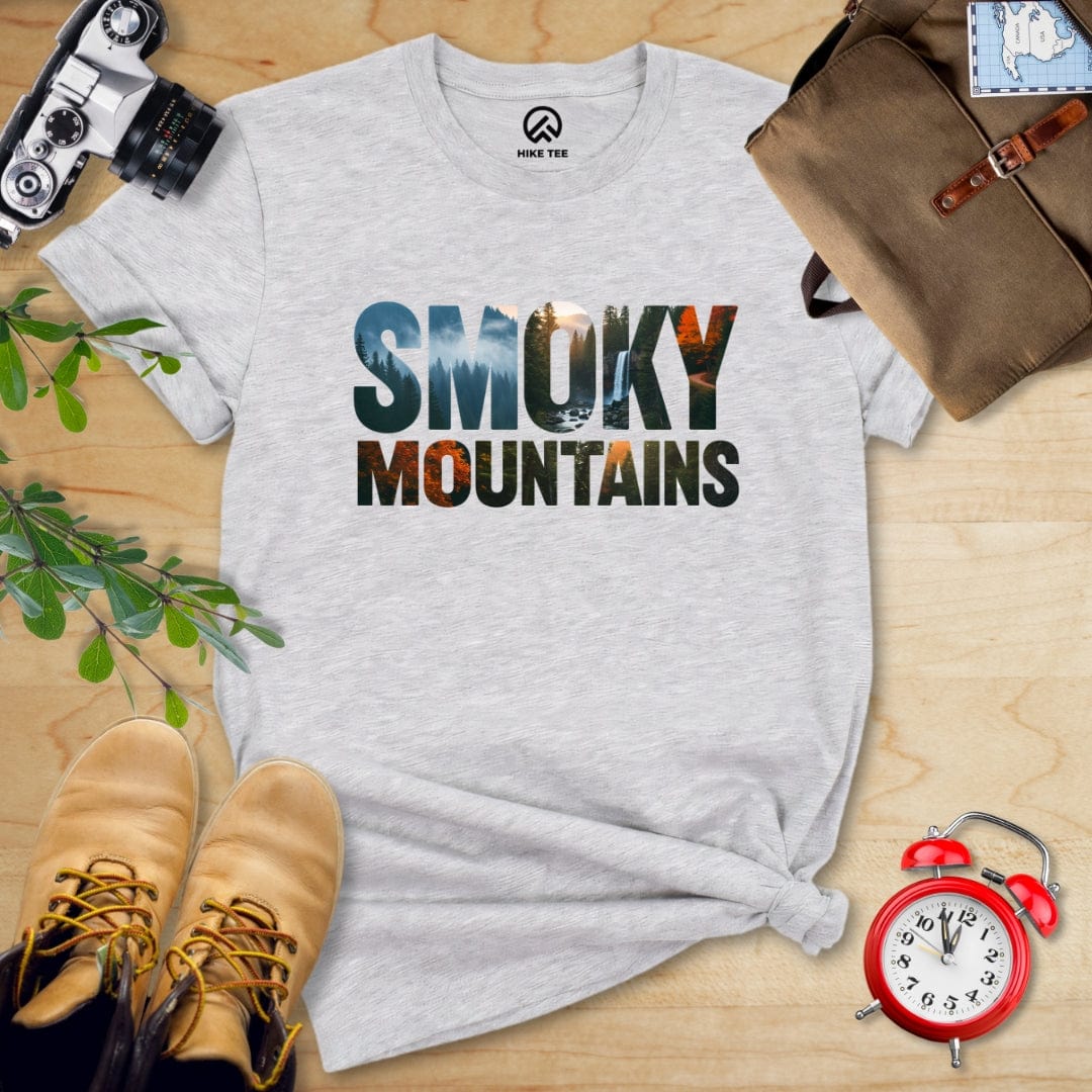 Hike Tee T-Shirt Athletic Heather / S Smoky Mountains Shirt