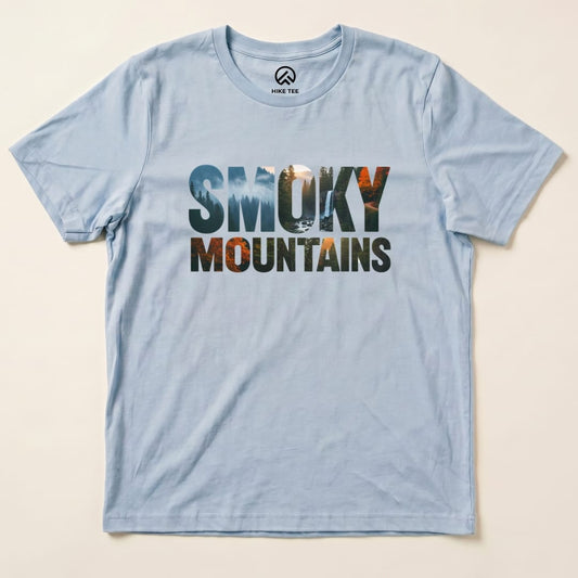Hike Tee T-Shirt Baby Blue / S Smoky Mountains Shirt