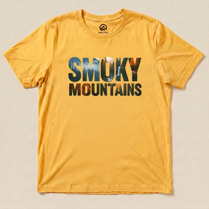 Hike Tee T-Shirt Gold / S Smoky Mountains Shirt