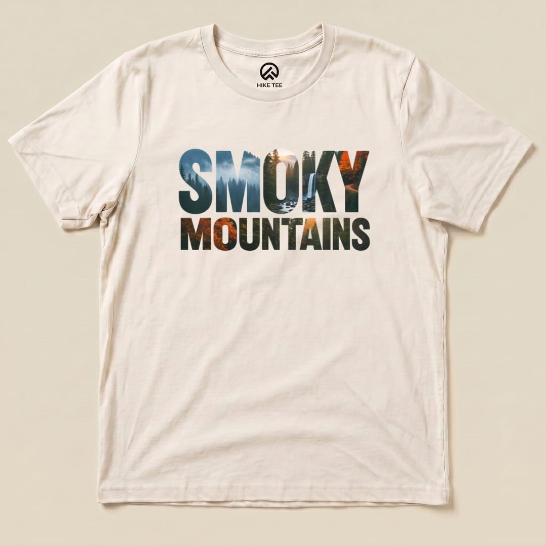 Hike Tee T-Shirt Natural / S Smoky Mountains Shirt