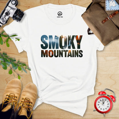 Hike Tee T-Shirt White / S Smoky Mountains Shirt
