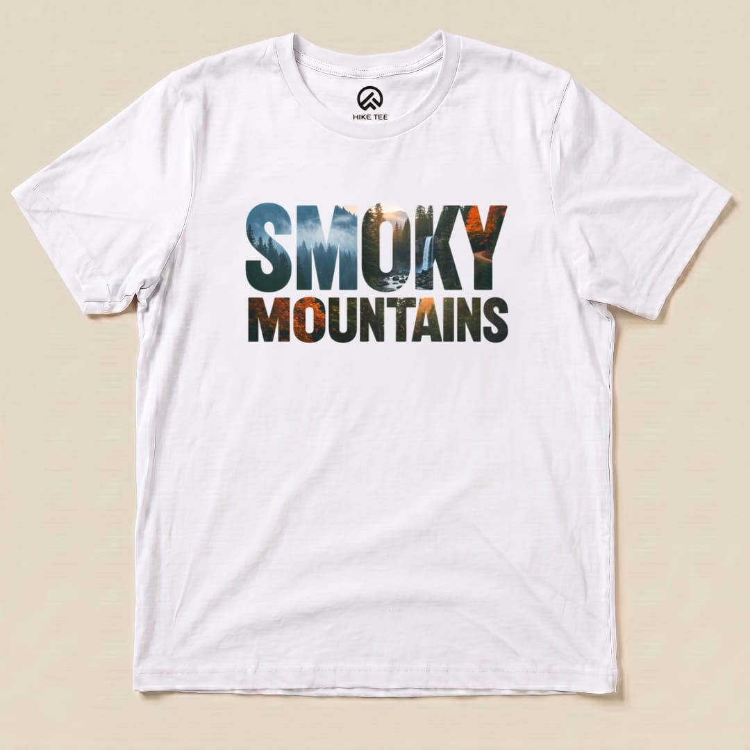 Hike Tee T-Shirt White / S Smoky Mountains Shirt