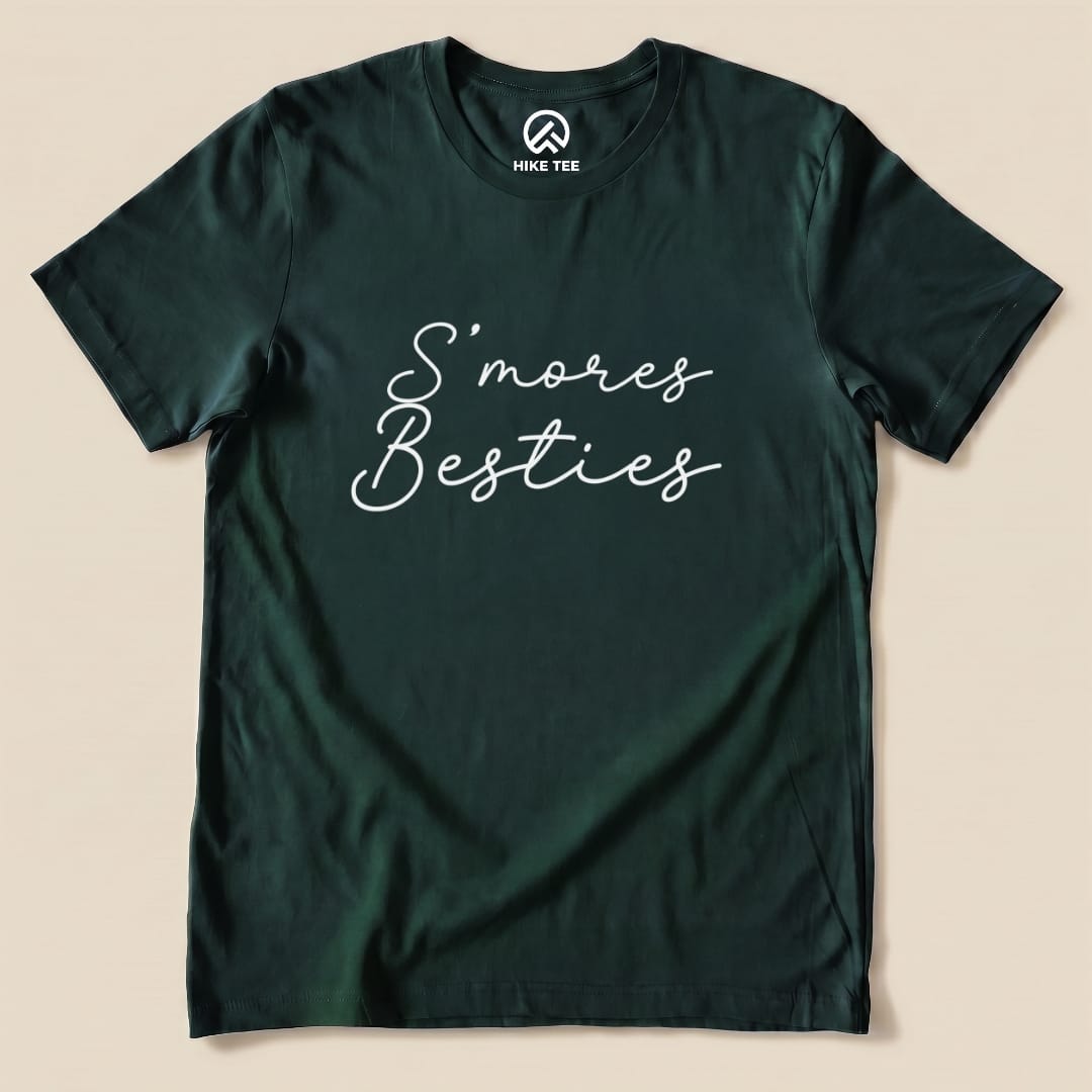 Smores Besties Shirt Hike Tee T-Shirt Forest / S