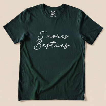 Smores Besties Shirt Hike Tee T-Shirt Forest / S
