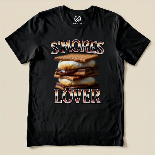 Hike Tee T-Shirt Black / S Smores Lover Camping Shirt