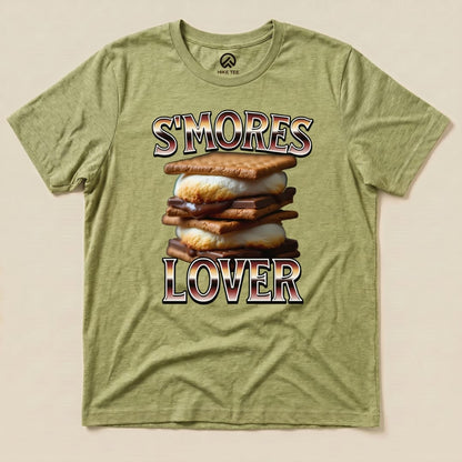 Hike Tee T-Shirt Heather Green / S Smores Lover Camping Shirt