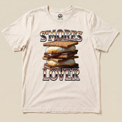 Hike Tee T-Shirt Natural / S Smores Lover Camping Shirt