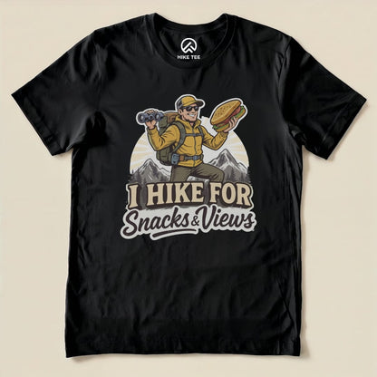 Hike Tee T-Shirt Black / S Snack And Views Shirt