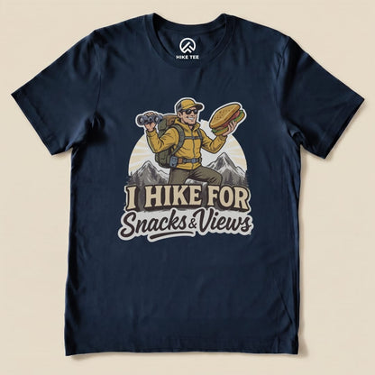 Hike Tee T-Shirt Navy / S Snack And Views Shirt