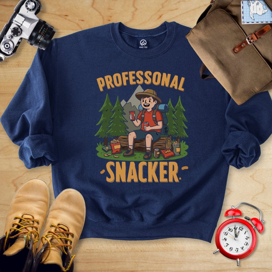 Hike Tee Sweatshirt Navy / S Snacker Sweatshirt