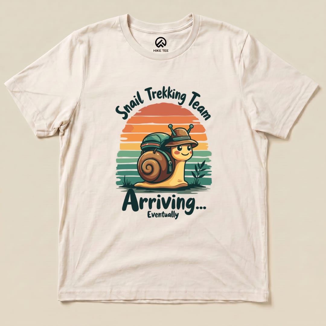 Snail Arriving Shirt Hike Tee T-Shirt Natural / S