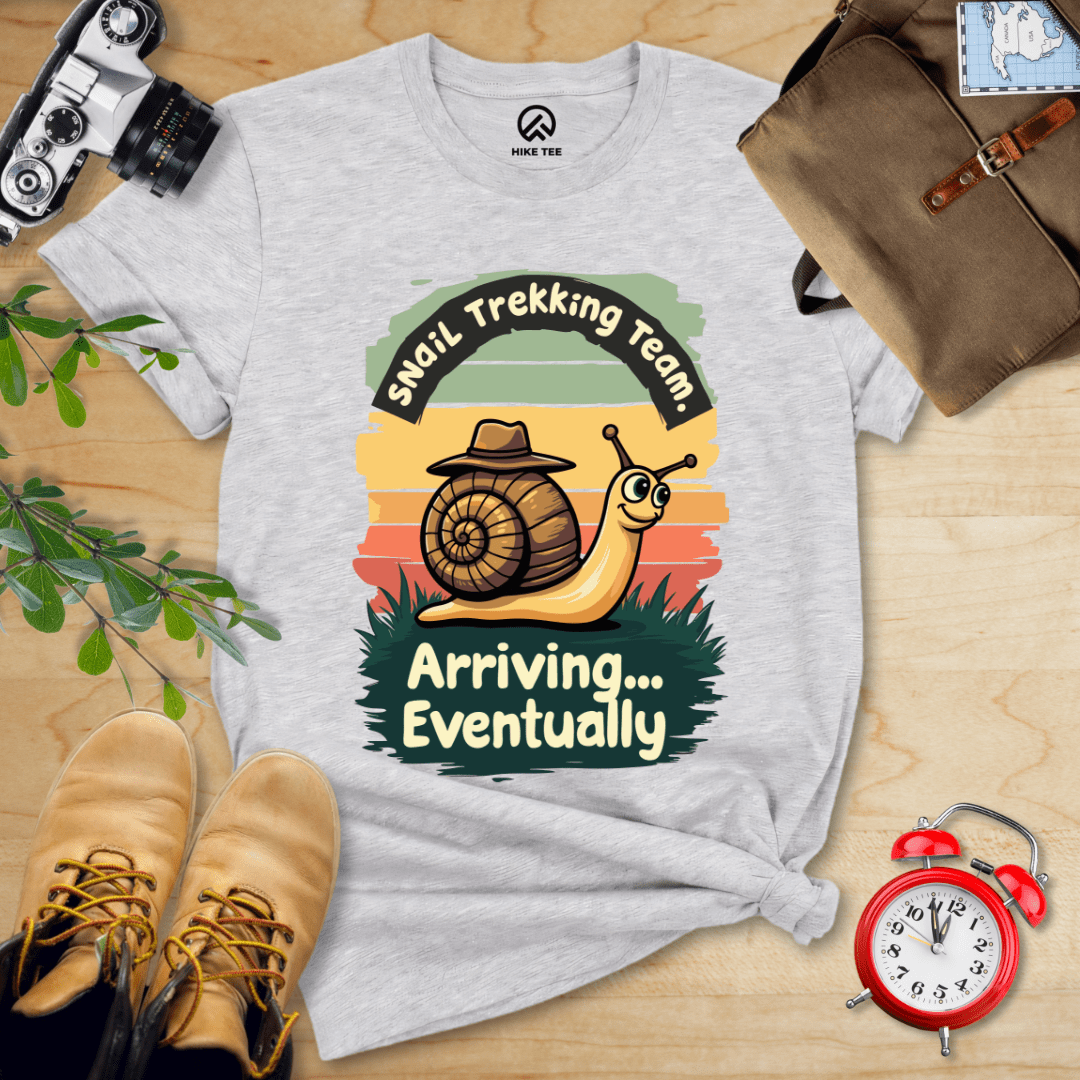 Hike Tee T-Shirt Athletic Heather / S Snail Trekking Team Shirt
