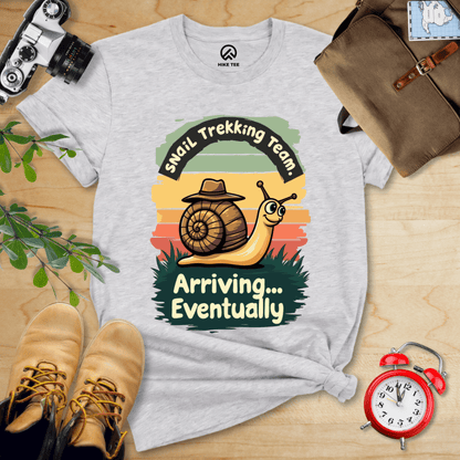 Hike Tee T-Shirt Athletic Heather / S Snail Trekking Team Shirt