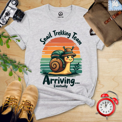 Hike Tee T-Shirt Athletic Heather / S Snail Trekking Team Shirt