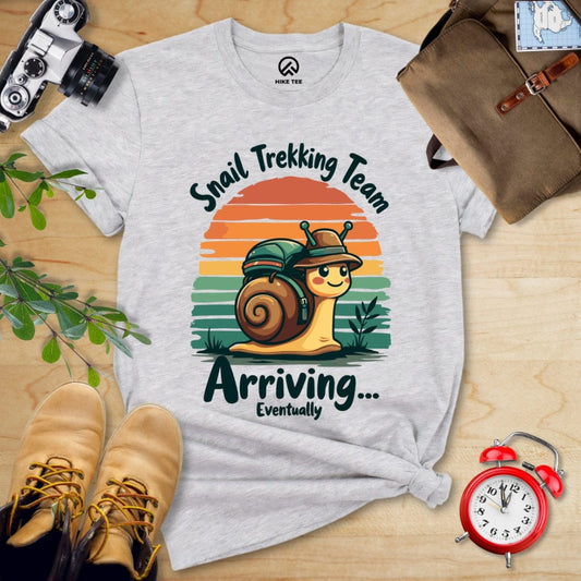 Hike Tee T-Shirt Athletic Heather / S Snail Trekking Team Shirt