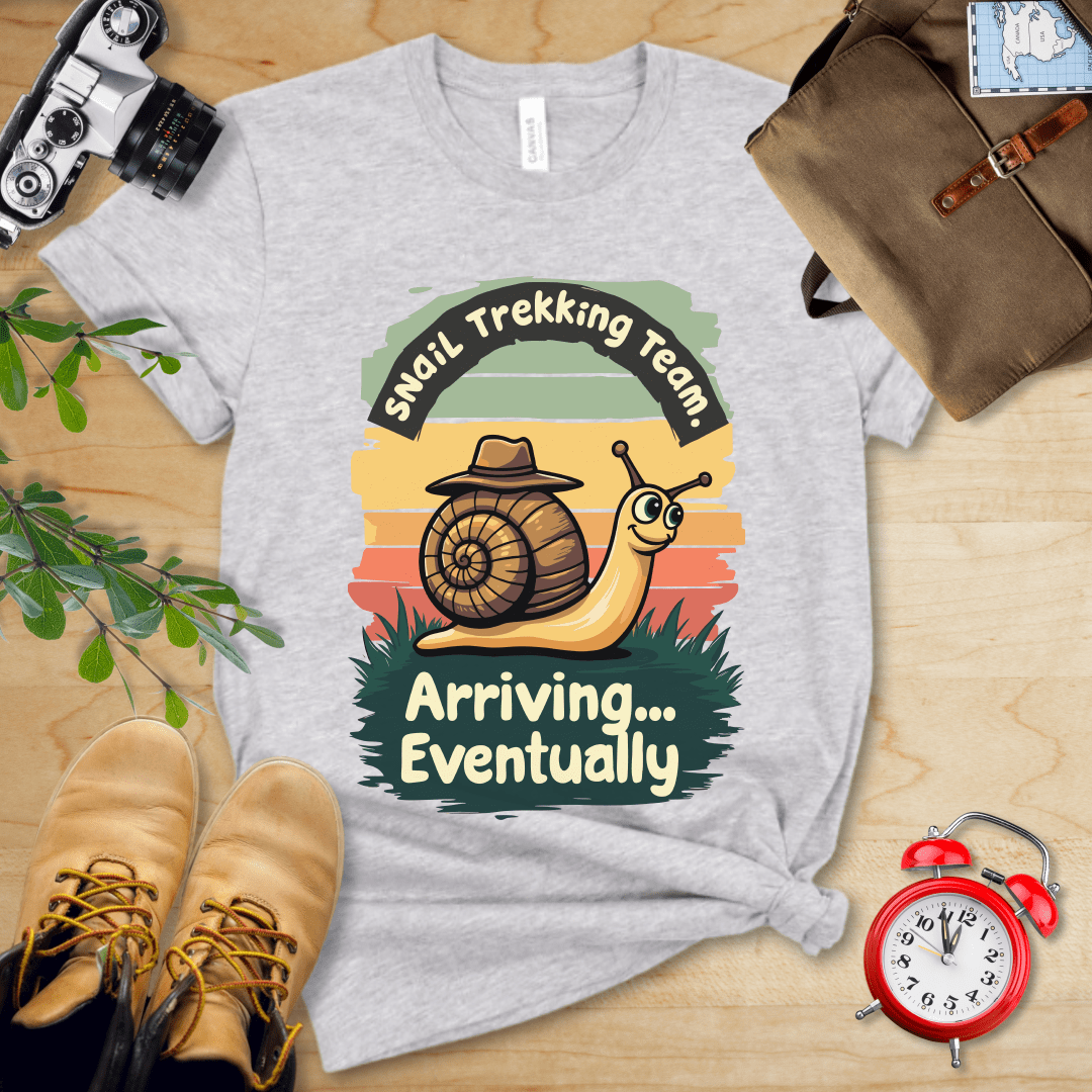 Hike Tee T-Shirt Athletic Heather / S Snail Trekking Team Shirt