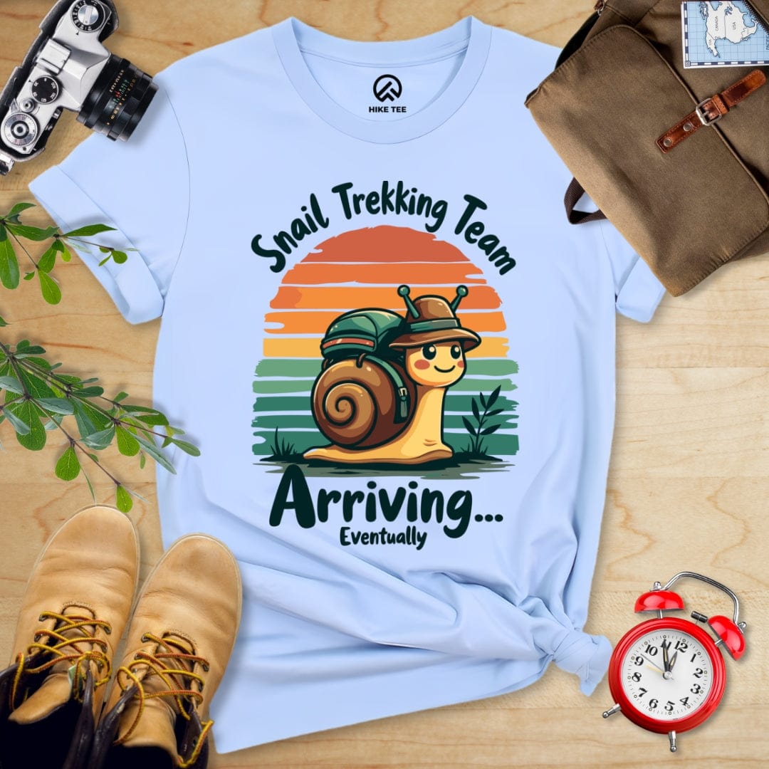 Hike Tee T-Shirt Baby Blue / S Snail Trekking Team Shirt