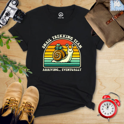 Hike Tee T-Shirt Black / S Snail Trekking Team Shirt