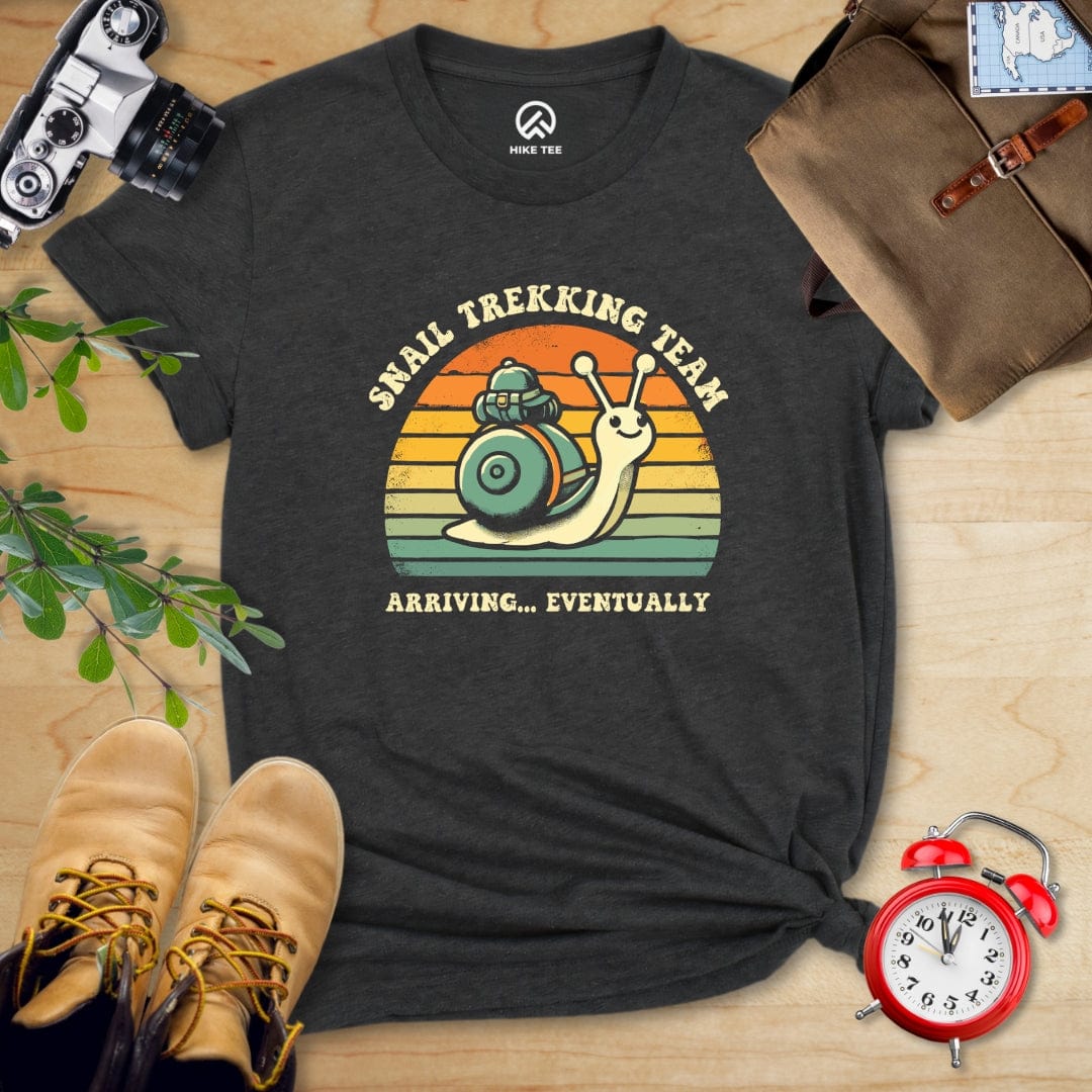 Hike Tee T-Shirt Dark Grey Heather / S Snail Trekking Team Shirt