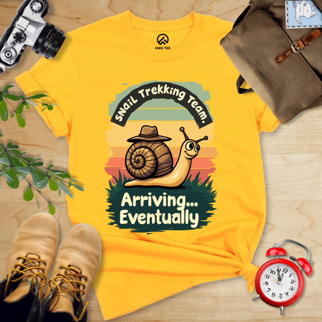 Hike Tee T-Shirt Gold / S Snail Trekking Team Shirt