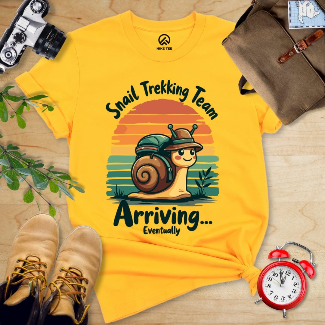 Hike Tee T-Shirt Gold / S Snail Trekking Team Shirt
