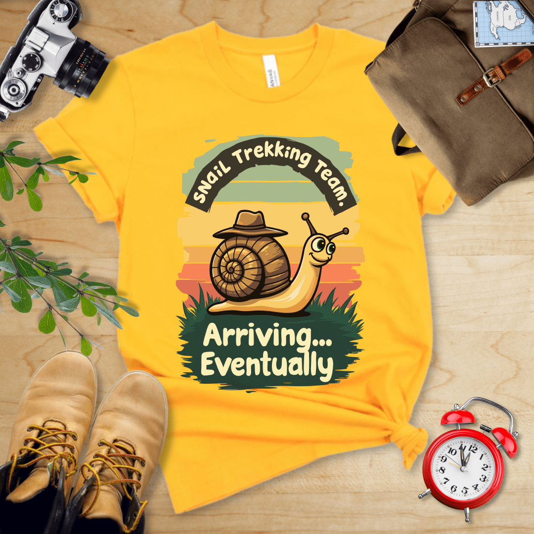 Hike Tee T-Shirt Gold / S Snail Trekking Team Shirt