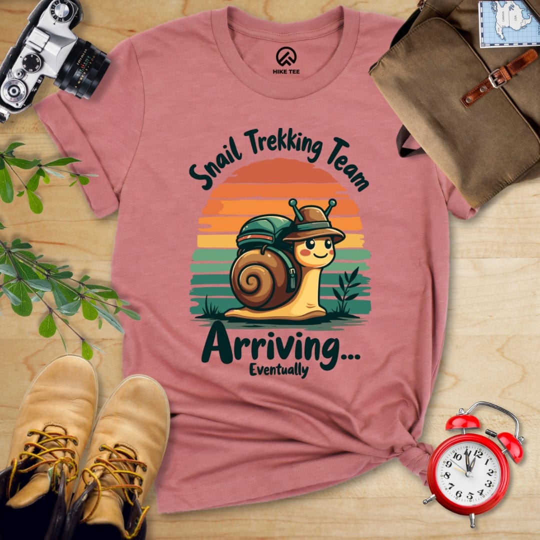 Hike Tee T-Shirt Heather Mauve / S Snail Trekking Team Shirt