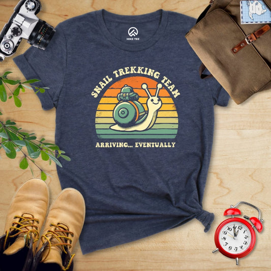 Hike Tee T-Shirt Heather Navy / S Snail Trekking Team Shirt