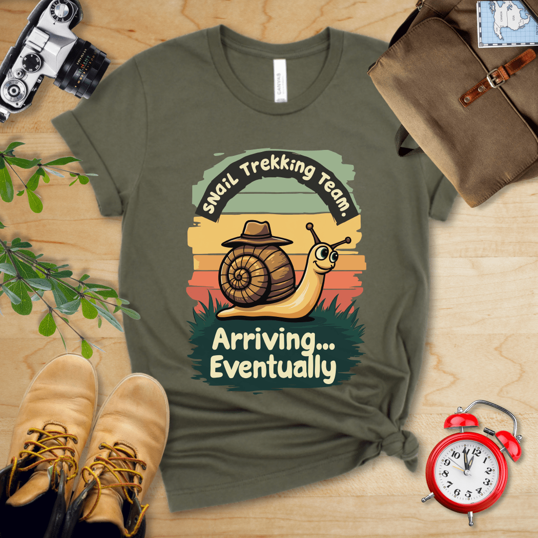 Hike Tee T-Shirt Military Green / S Snail Trekking Team Shirt