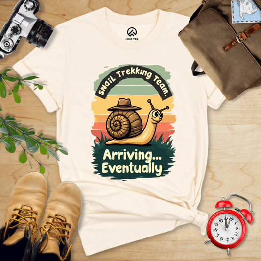 Hike Tee T-Shirt Natural / S Snail Trekking Team Shirt