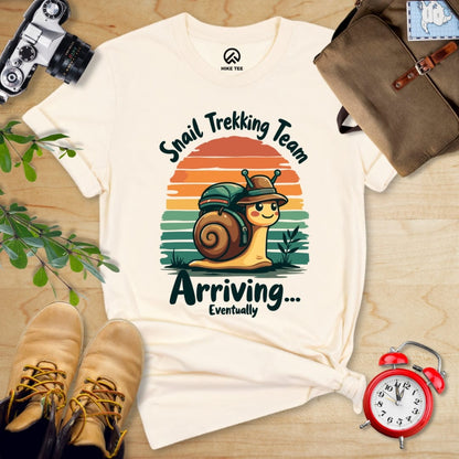 Hike Tee T-Shirt Natural / S Snail Trekking Team Shirt